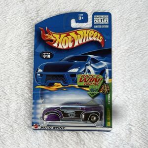 Hot Wheels 2002 Treasure Hunt Tail Dragger Purple & Black Real Riders #10/12